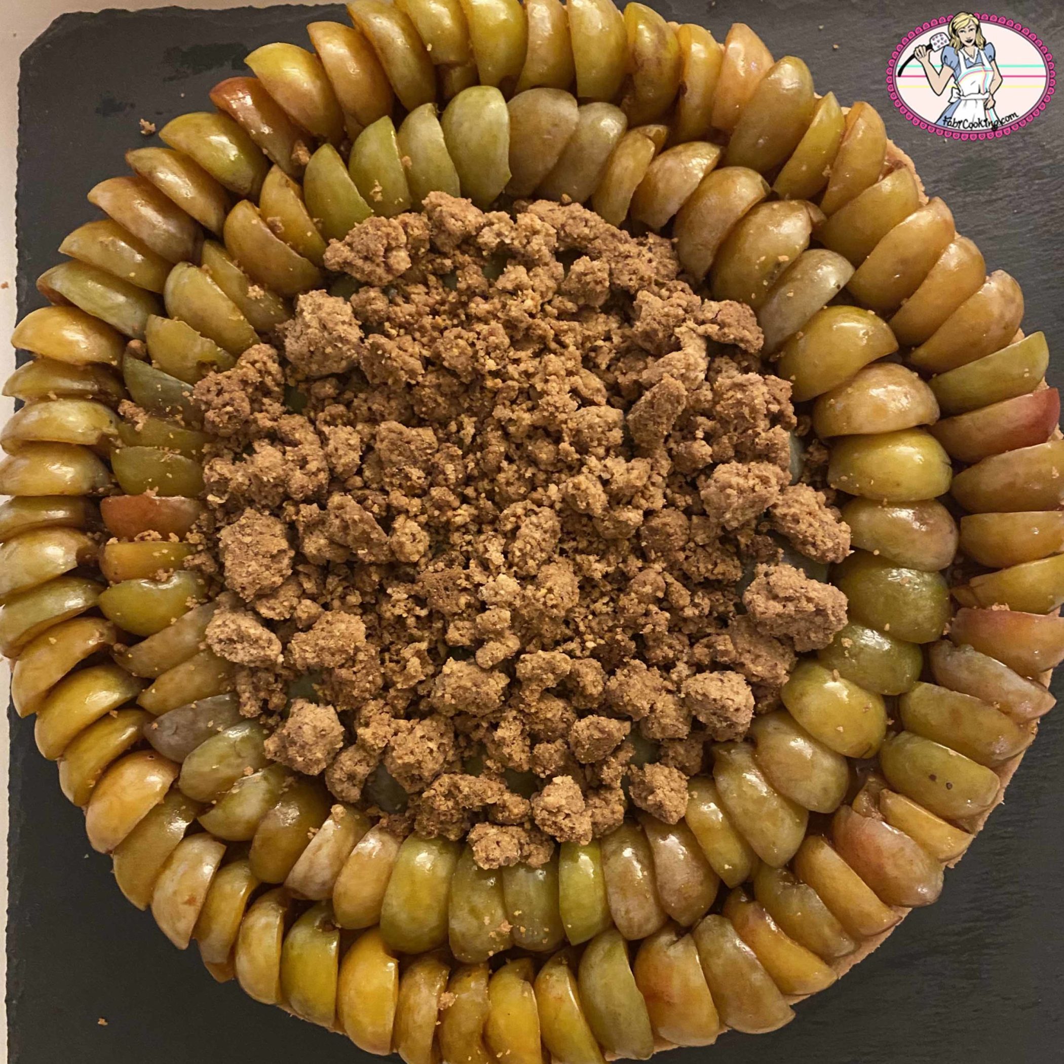 LA tarte mirabelle et noisette