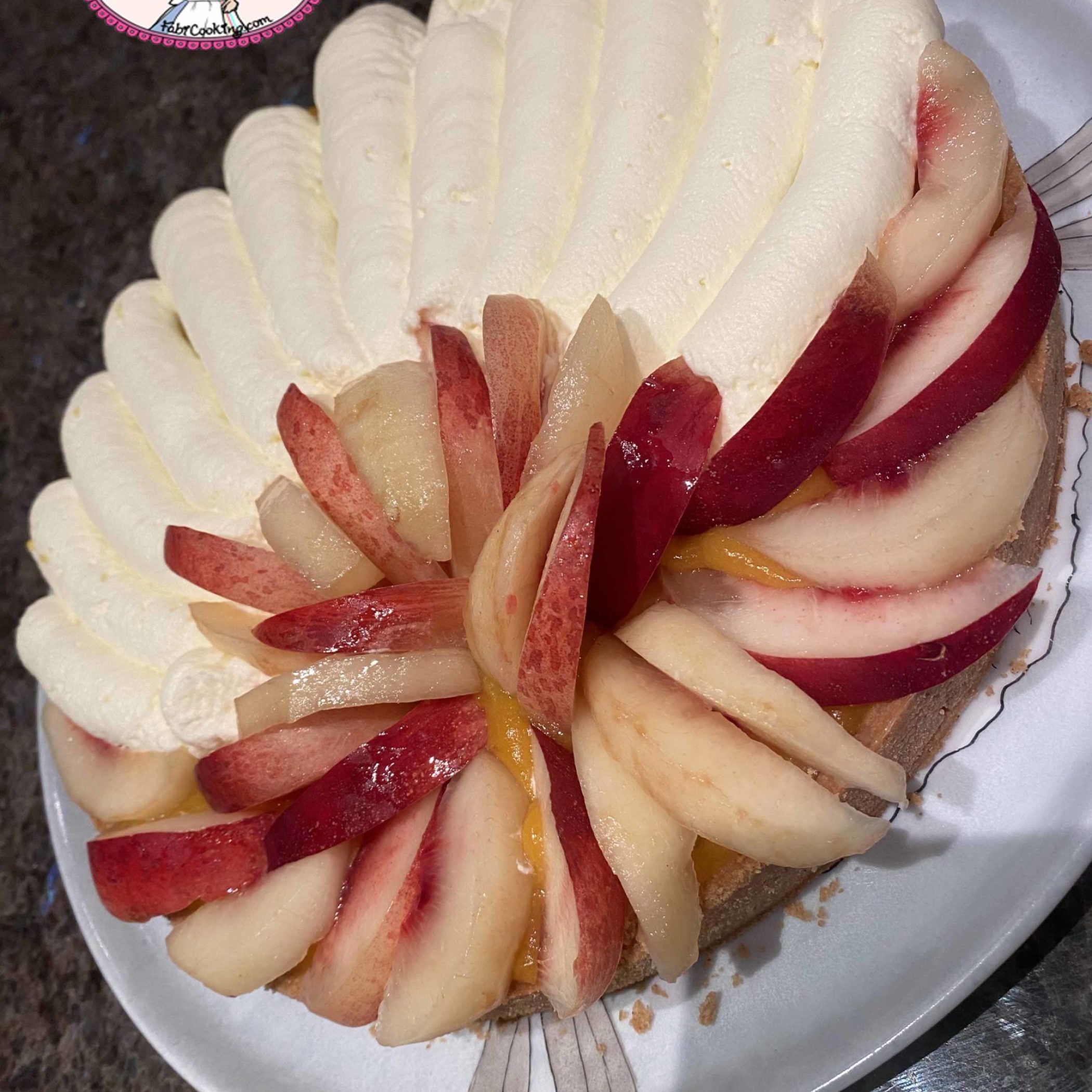 Tarte nectarine menthe8